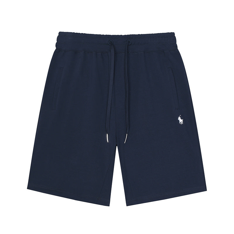 RALPH LAUREN Knit Shorts 'NAVY-WHITE'