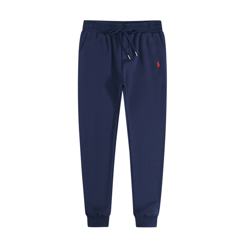 Ralph Lauren Tracksuit Pants 'NAVY- RED'