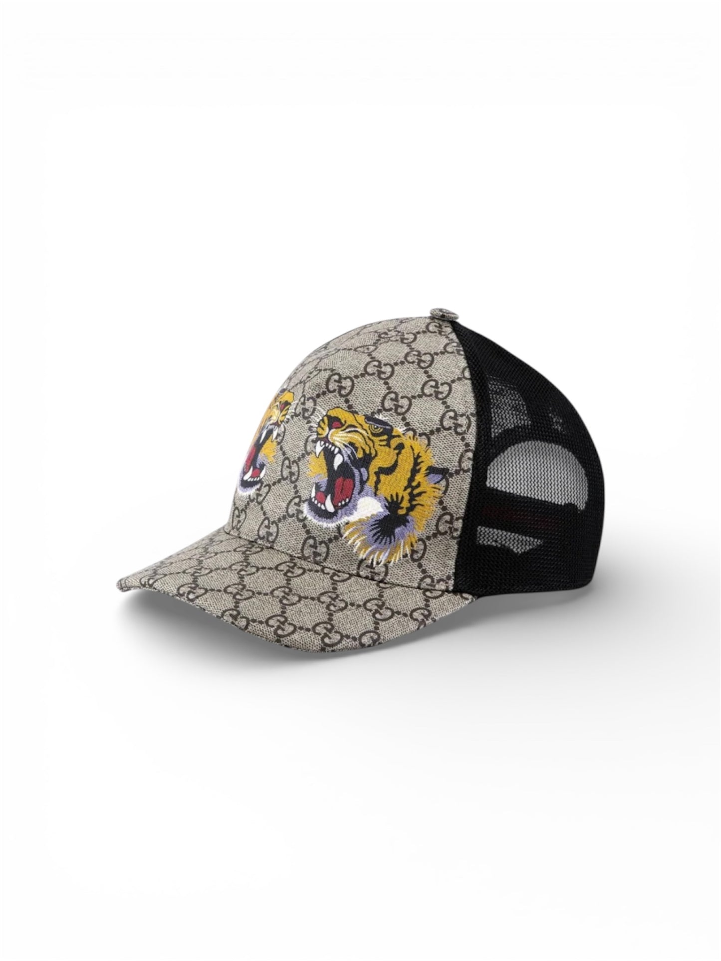 GUCCI GG SUPREME TIGER CAP - BEIGE