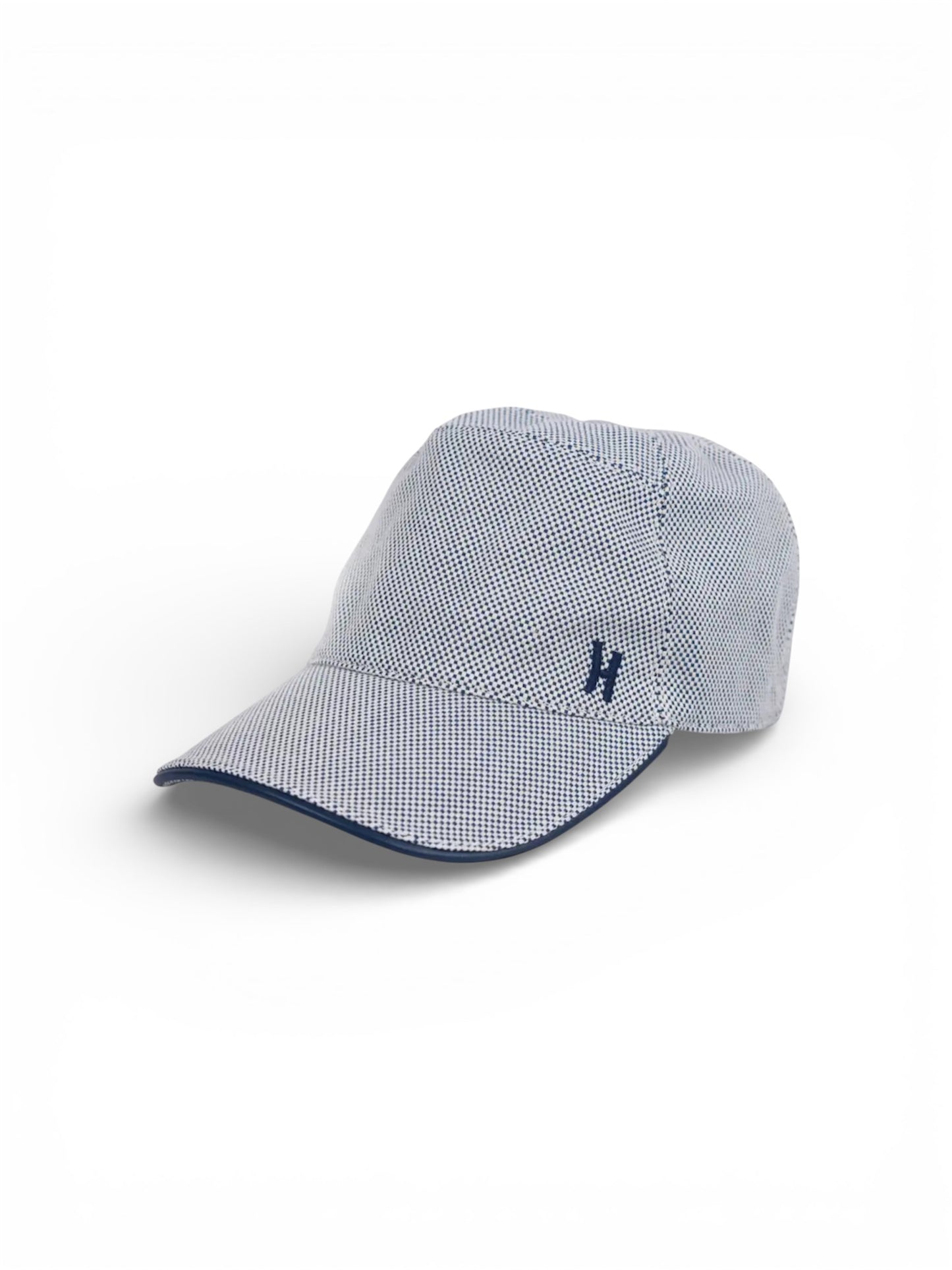 HERMES CHECK PREMIUM HAT - BLUE