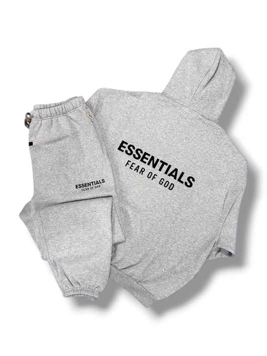 FEAR OF GOD ESSENTIALS TRACKSUIT - LIGHT GREY