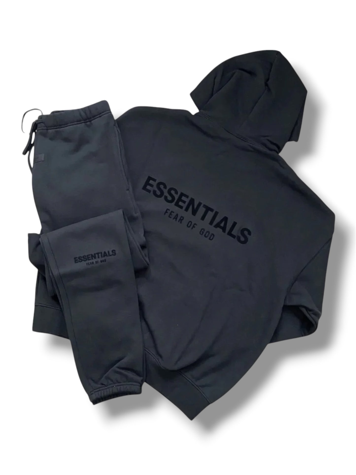 FEAR OF GOD ESSENTIALS TRACKSUIT - BLACK/ BLACK