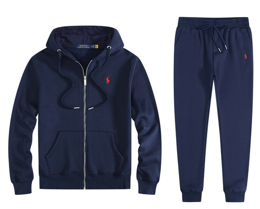 RALPH LAUREN Tracksuit Set 'NAVY- RED'