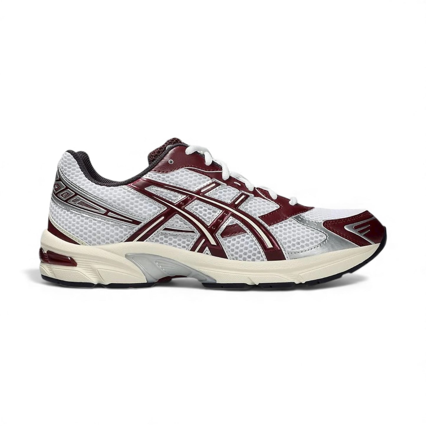 ASICS Gel-1130 'WHITE BURGUNDY/ GREY'