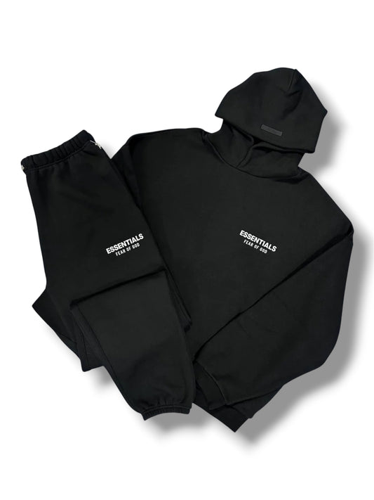 FEAR OF GOD ESSENTIALS TRACKSUIT - BLACK