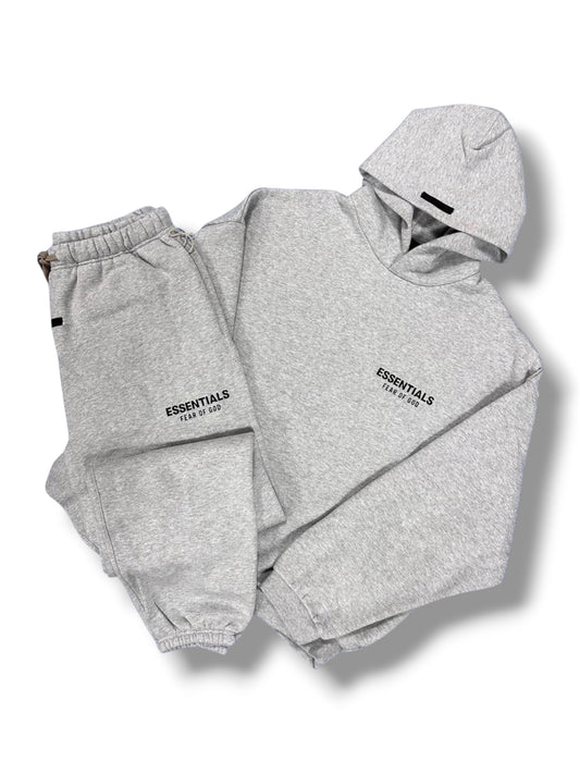 FEAR OF GOD ESSENTIALS TRACKSUIT - LIGHT GREY