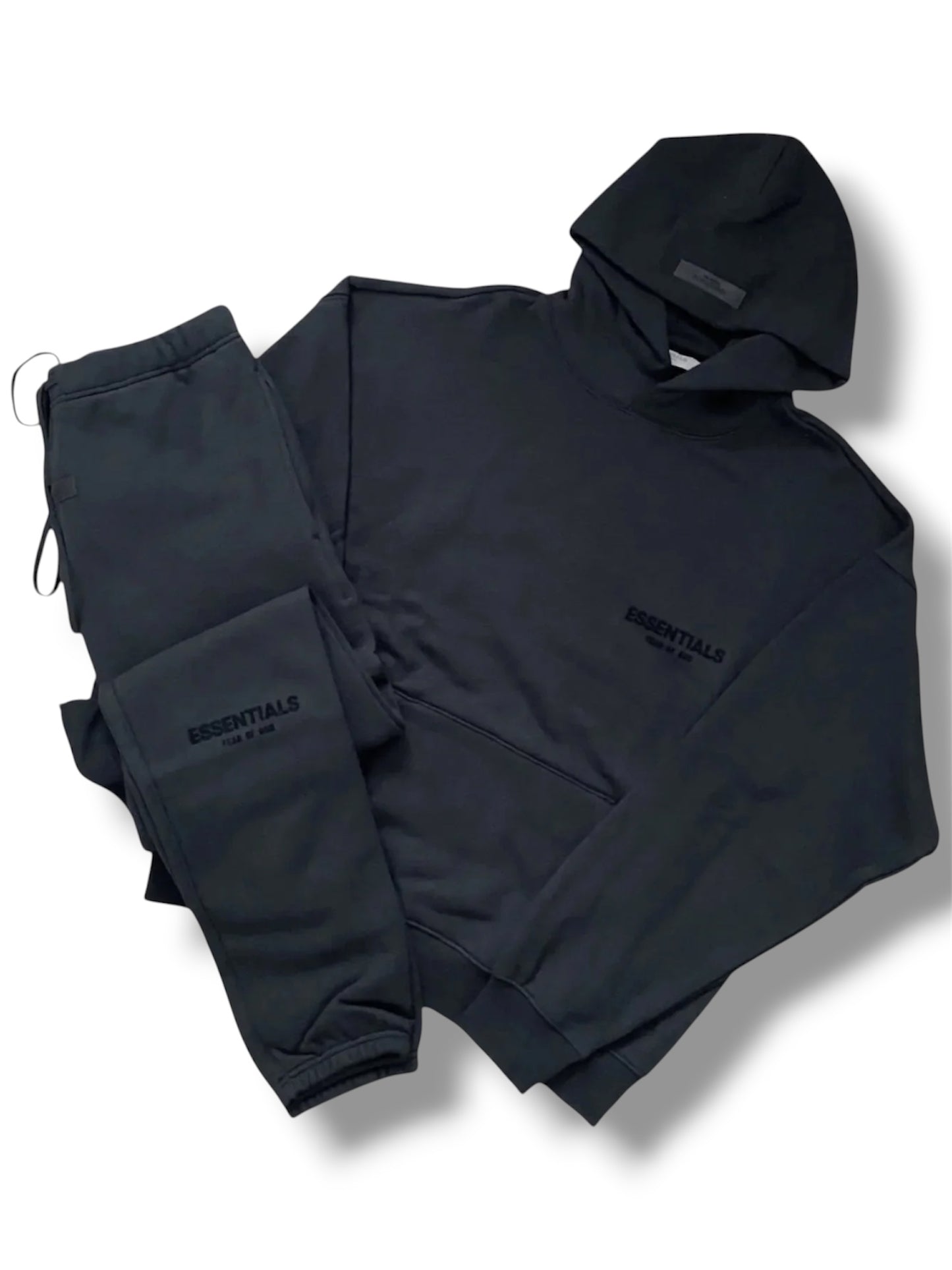 FEAR OF GOD ESSENTIALS TRACKSUIT - BLACK/ BLACK