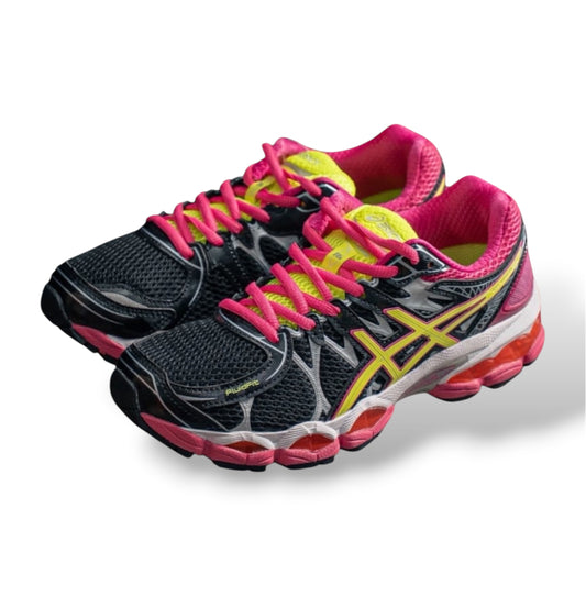 ASICS CUMULUS 'Black/ Lime/ Raspberry'